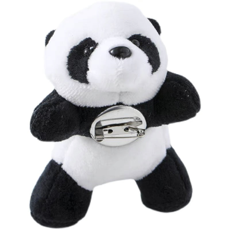Wholesale Panda plush doll brooch cute Brooch