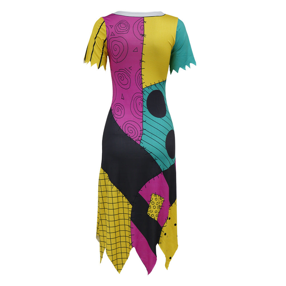 Wholesale Halloween Print Dress Dark Style Women's Clothing