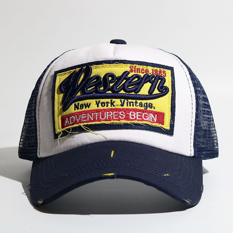 Capilla de béisbol de bordado de algodón al algodón al por mayor