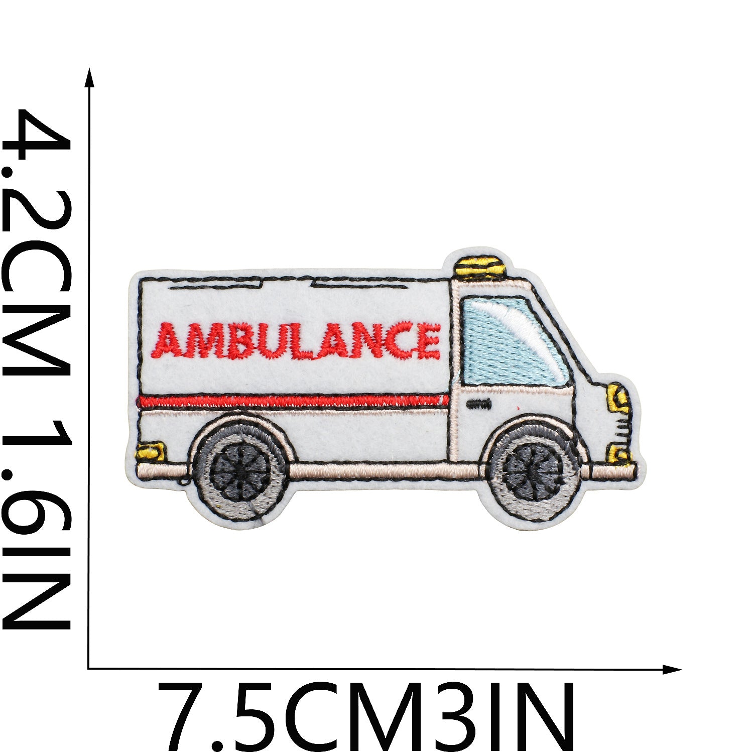 Wholesale Cartoon human organ embroidery patch medical equipment patch