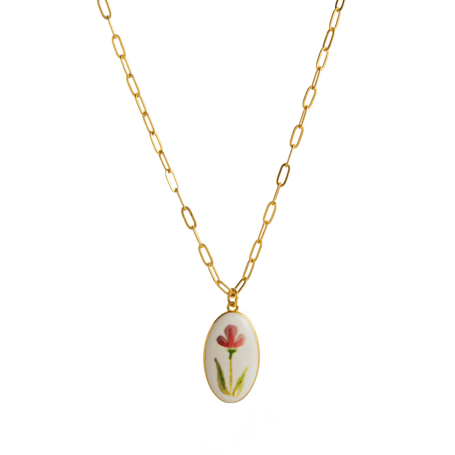 Wholesale Fresh Plant Series Necklace Titanium Steel Diy Lemon Strawberry Bow Pendant Necklace Clavicle Chain