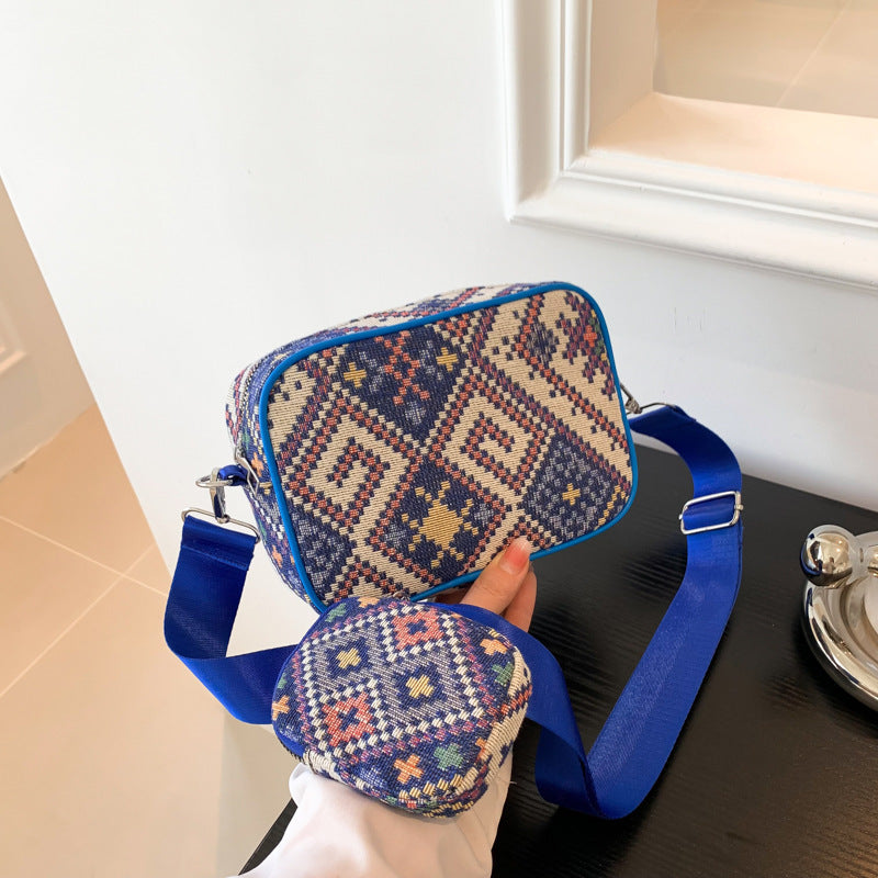 Wholesale Ethnic Style Canvas Shoulder Bag