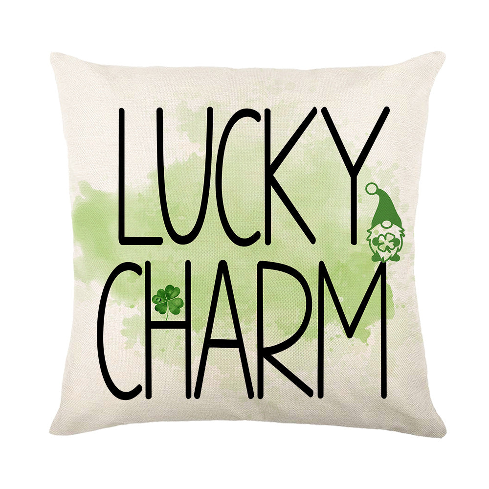 Wholesale of Green St. Patrick's Day Polyester Pillow Covers