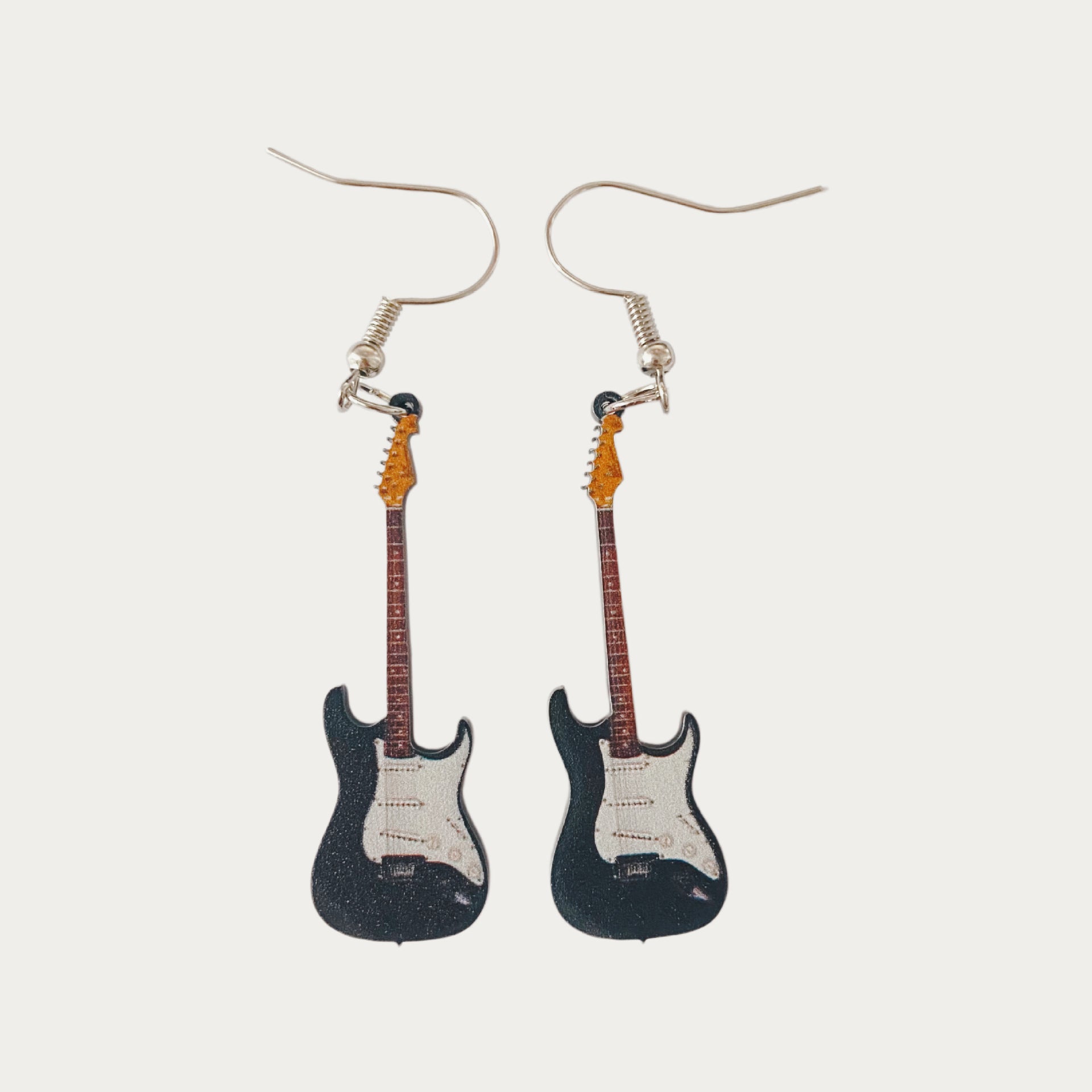 Wholesale Punk Retro Acrylic Electric Guitar Earrings Hip Hop Music Jewelry Fashion Accessory For Resale