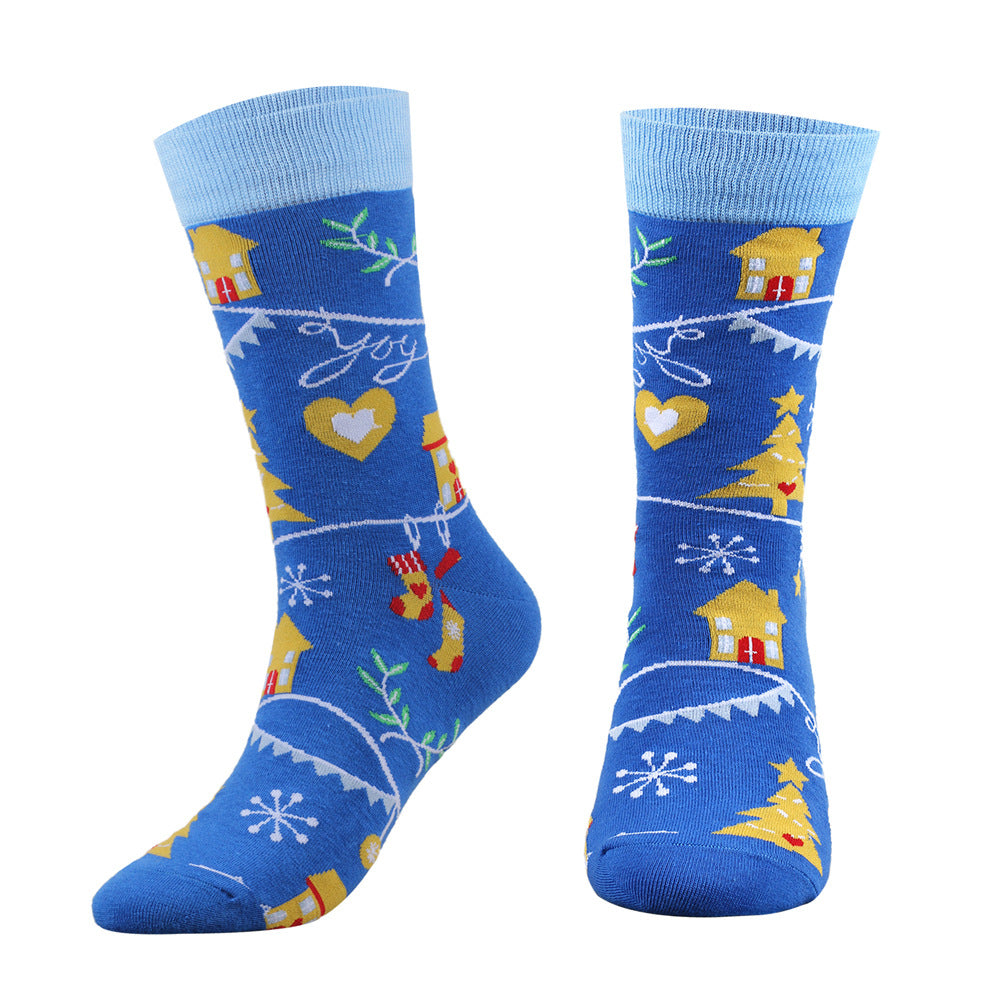 Wholesale New Christmas Men's Cotton Socks