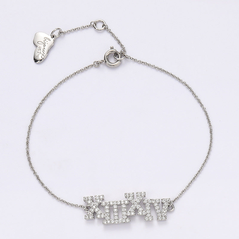 Wholesale Valentine's Day Letter Bracelet