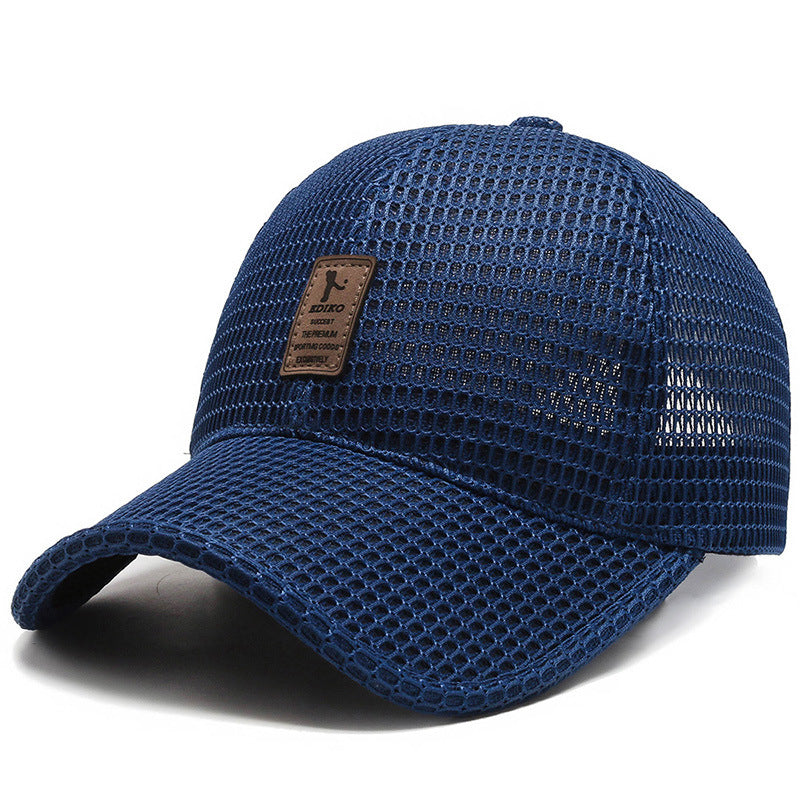 Wholesale Gauze sun visor fishing baseball mesh cap breathable duckbill cap