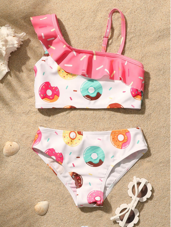 Wholesale Baby One-Piece Donut Backless Multicolor Split Swimwear