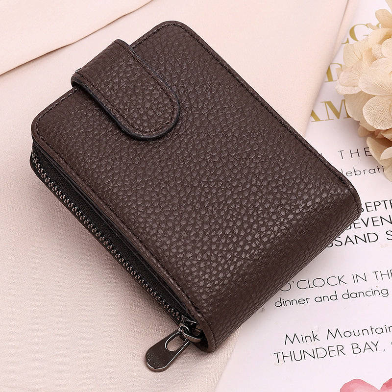 Wholesale Integrated Large Capacity Multifunctional Female Driver's License Leather Case Coin Purse