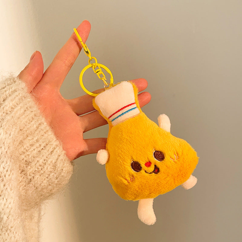 Wholesale Cute cartoon plush keychain
