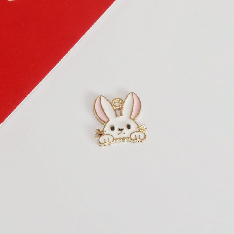 Wholesale cartoon small animal drop oil jewelry pendant