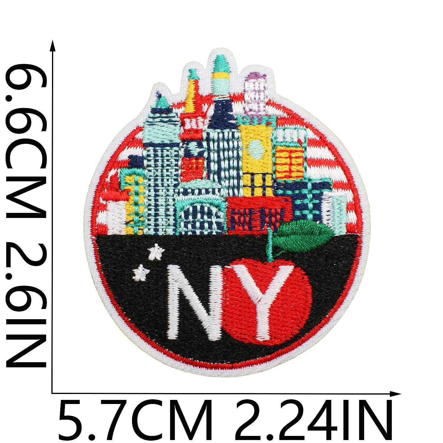 Wholesale Statue of Liberty Independence Flag Embroidery DIY Patches