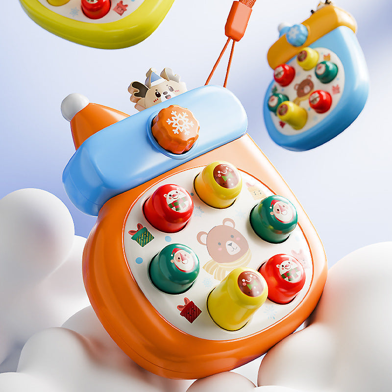 Wholesale Handheld Whack-a-mole Children's Pressing Fun Parent-child Interactive Baby Early Education Educational Finger Pressing Toy