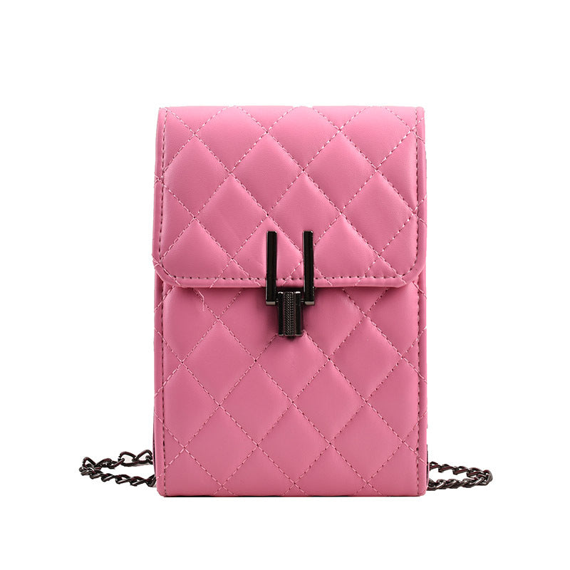 Bolsa de hombro diagonal de cadena PU al por mayor