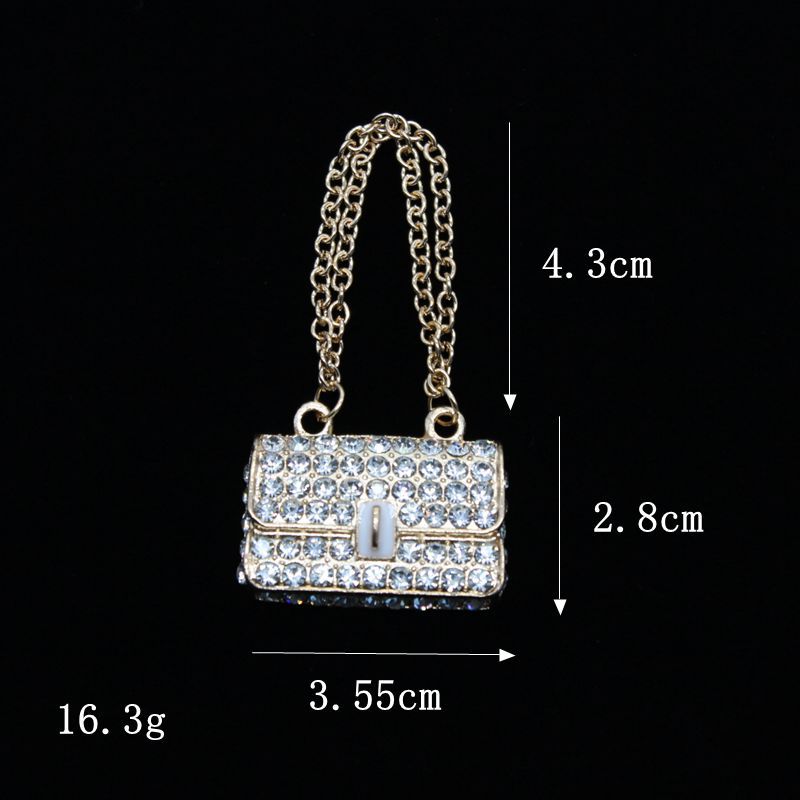 Cadena de aleación de la aleación al por mayor Bag Cart Outlet Caja de teléfono móvil Diy Colgante