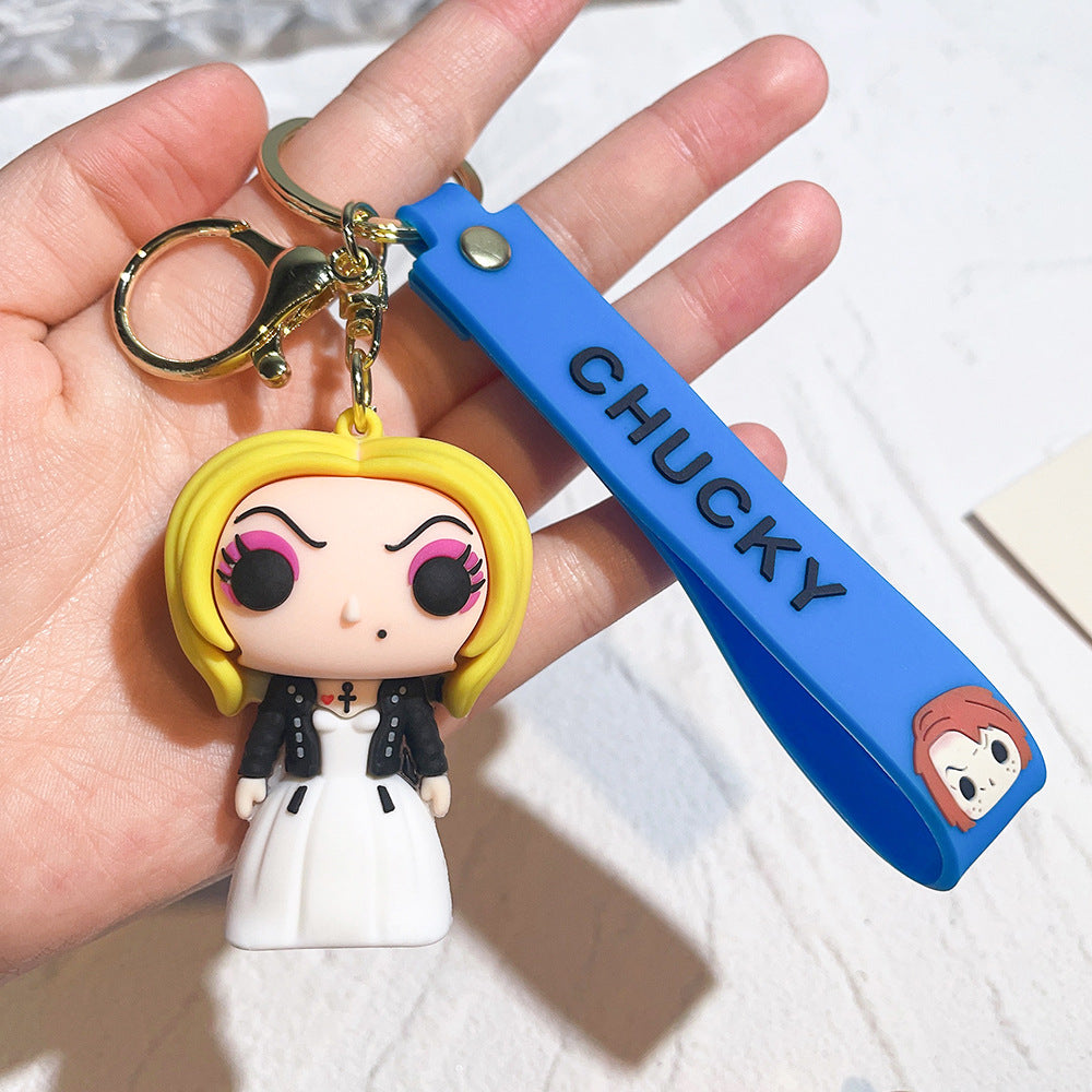 Wholesale Ghost Baby Bride Doll Clown Back Soul Keychains OLY Exclusive