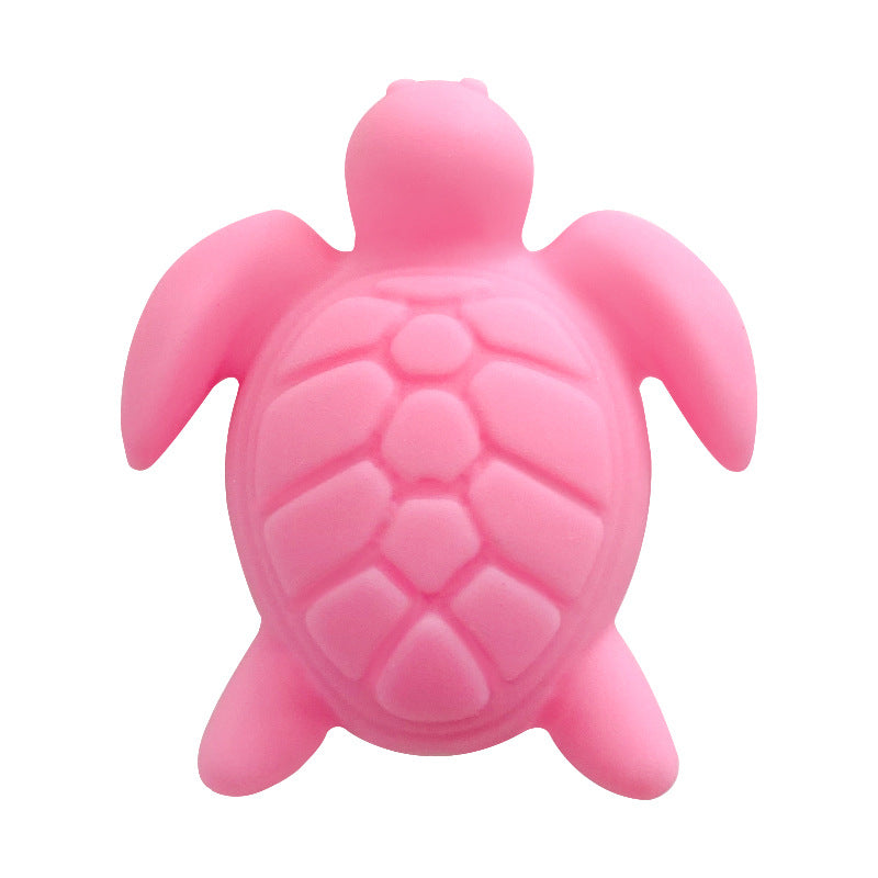 Wholesale 10pcs/pack Solid Color Animal Turtle Silicone Focus Beads