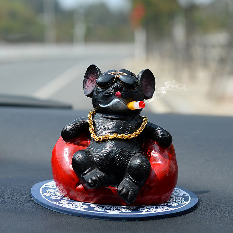 Wholesale Resin Simulation Sofa and Social Dog Car Accessories