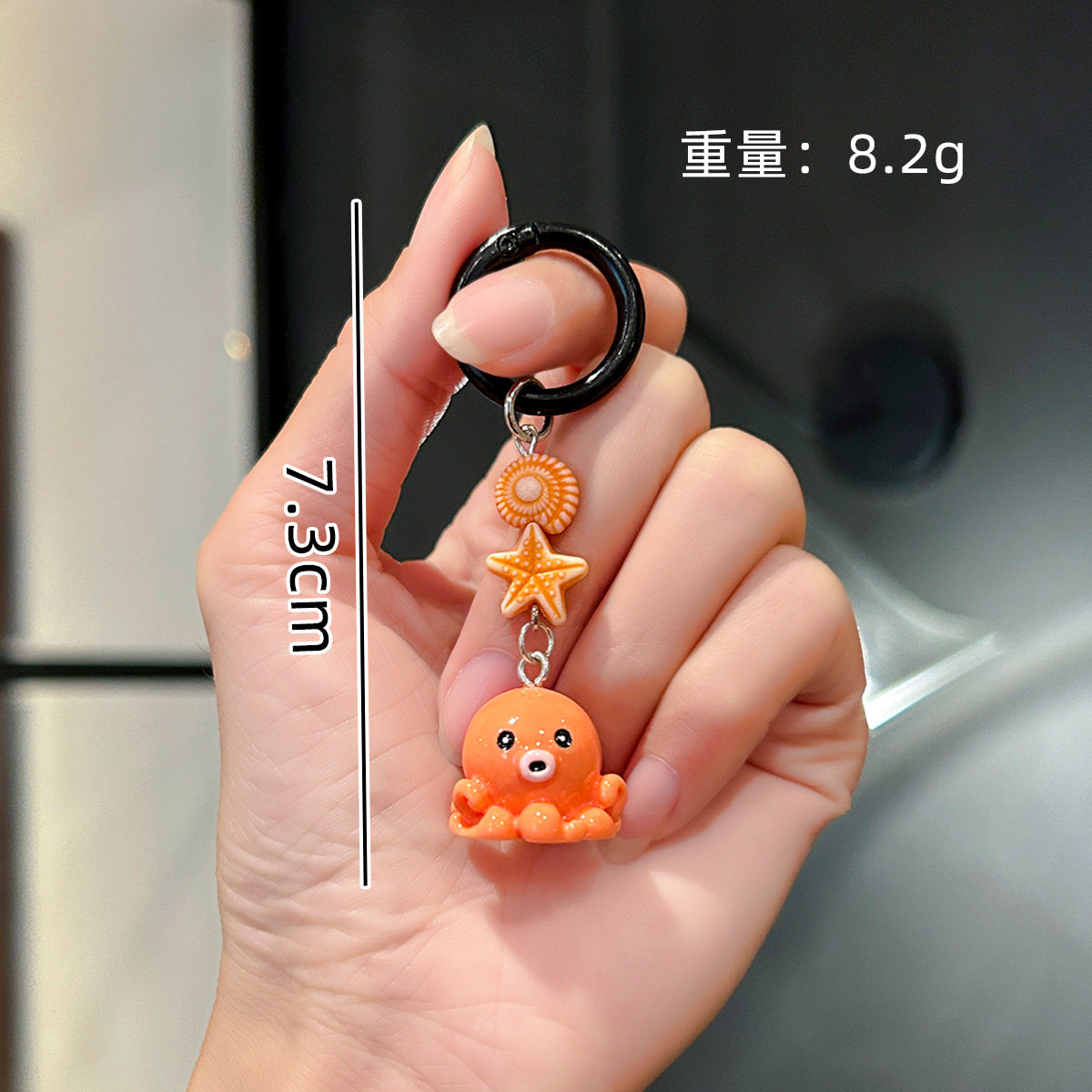 Wholesale Cute and diverse marine animal keychain