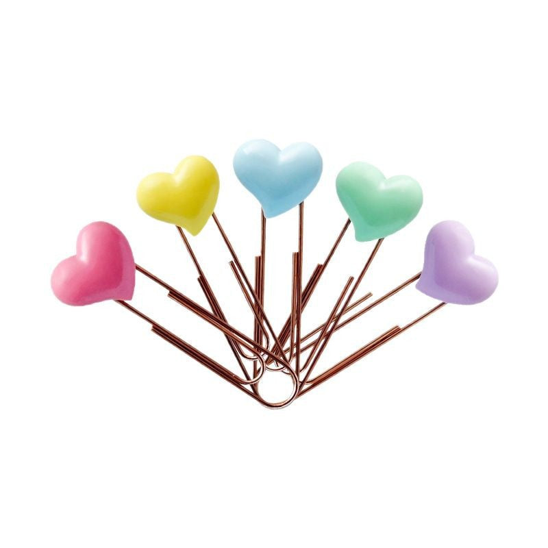 Wholesale 50pcs/pack paper clip Macaron color mini paper clip