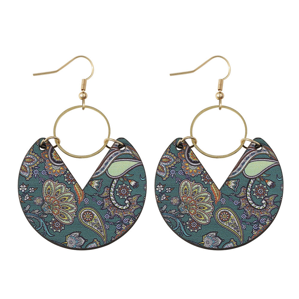 Wholesale Boho Wooden Earrings