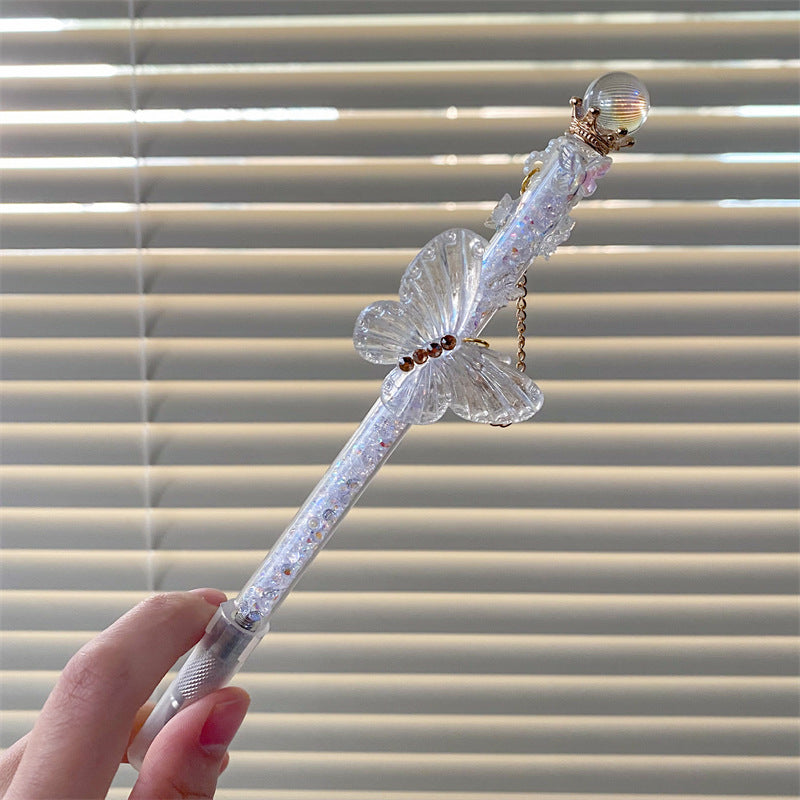 Wholesale Crystal Ball Butterfly Broken Diamond Replaceable Blade Utility Knife