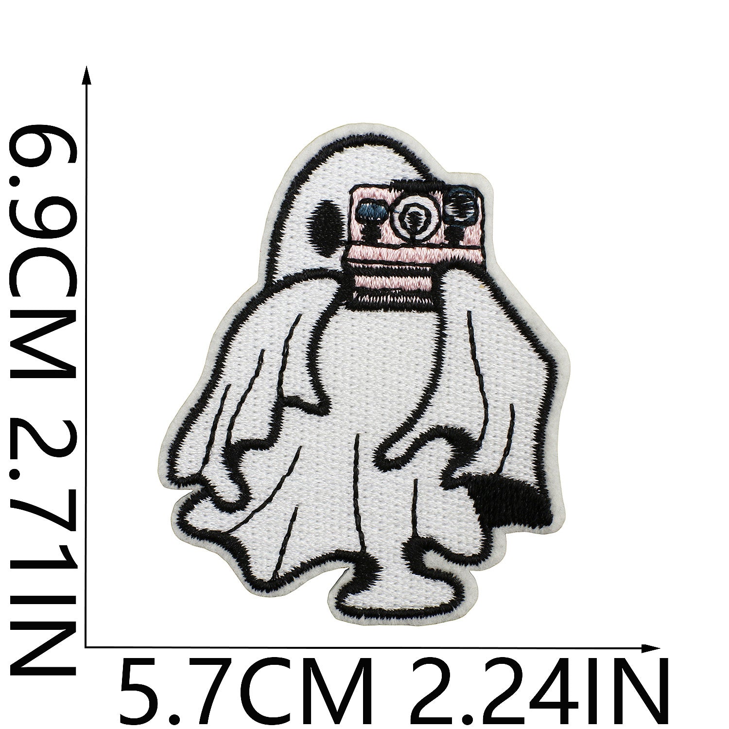 Wholesale  Ghost Witch Embroidered Patches For Clothing Bicycle Bag Decorative Gift