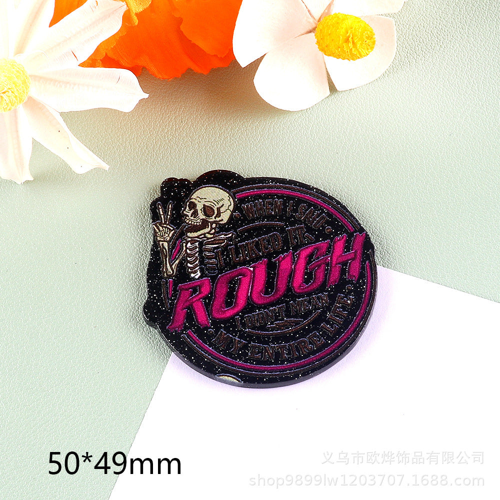 Wholesale 10pcs/pack Cartoon  cute acrylic pins  OLY Exclusive