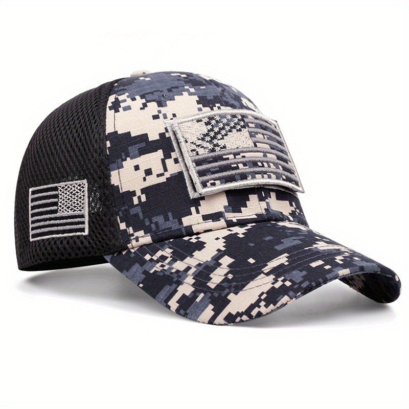 Wholesale fashion fishing hat summer camouflage men's and women's hat camouflage baseball cap mesh hat sports hat