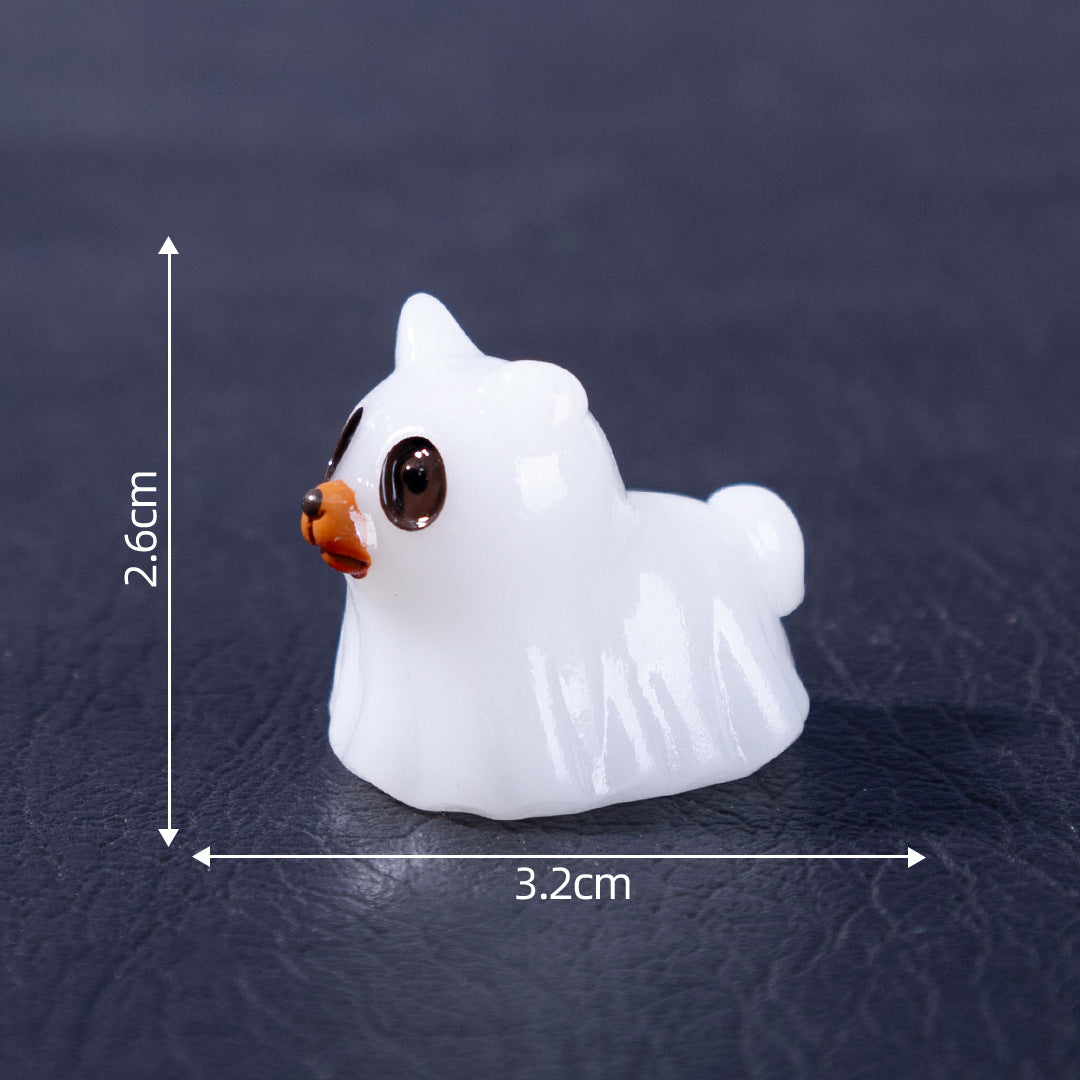 Wholesale  Glow-in-the-Dark Puppy Ghost Doll DIY Decoration Accessory