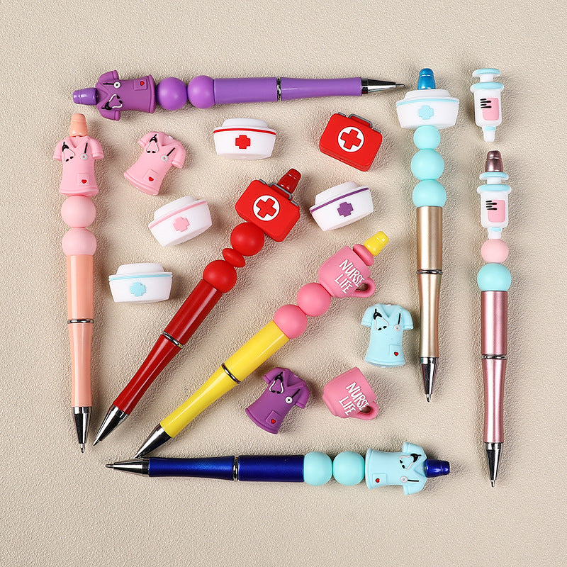 Wholesale  20pcs/pack 3D silicone beads DIY necklace decorations cartoon  3D Focal Beads