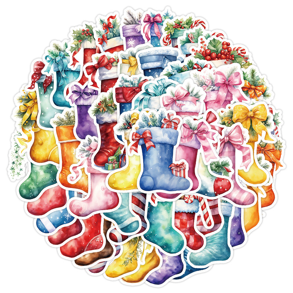 Wholesale 50pcs Christmas Graffiti Stickers