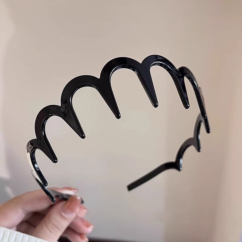 Wholesale Retro simple French style all-match outdoor face washing sponge headband for women