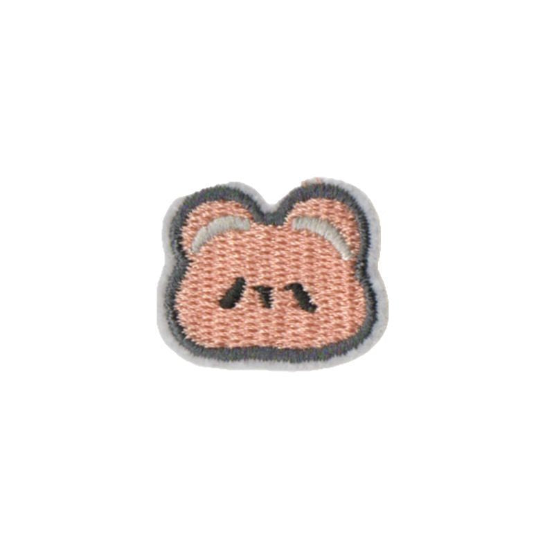 Wholesale Polyester Cotton Animal Embroidery Patches Cute Panda Dog Rabbit Designs For Kids Clothing DIY Craft Supply