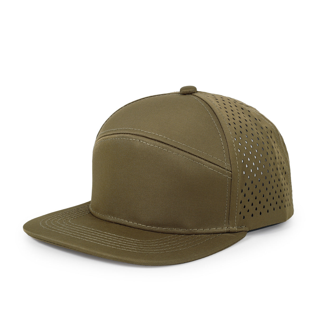 Wholesale Flat brimmed men' s outdoor casual solid color baseball cap