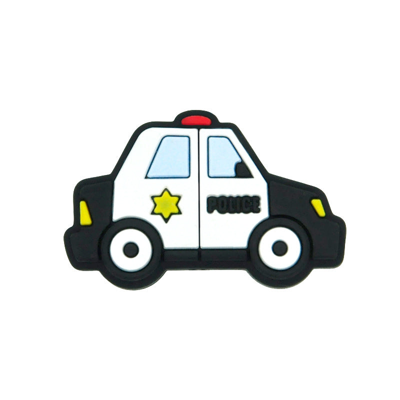 Cuentas de silicona de forma al por mayor 100pcs de la policía de la policía