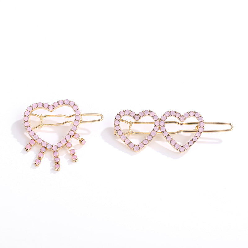 Wholesale Metal Diamond Geometric Hair Clips