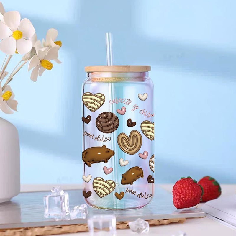 Wholesale Fruit and vegetable cooking series  16oz Cup UV DTF Wraps