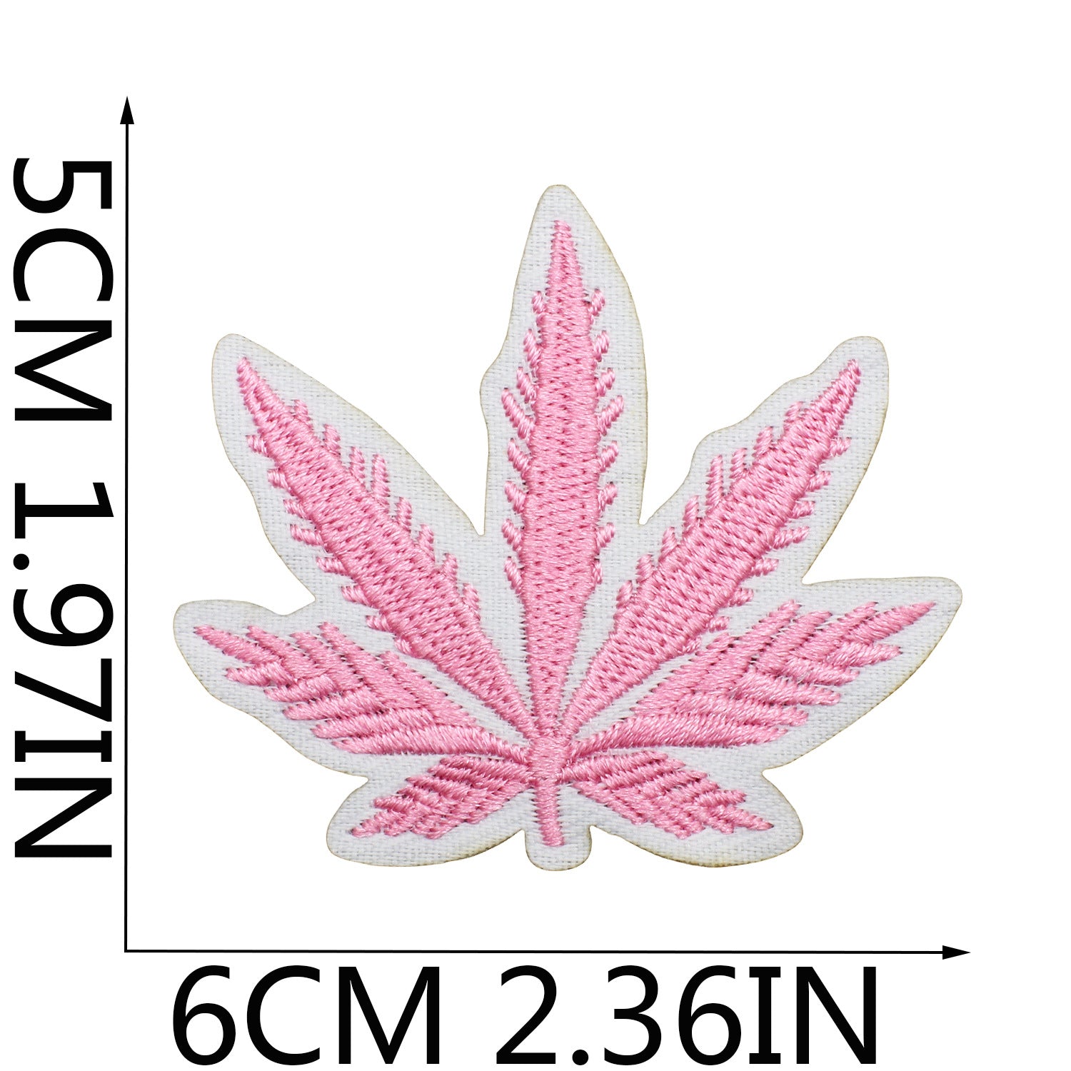 Wholesale Stylish Embroidered Maple Leaf Patch For Teen Girls Clothing Decorative Accent DIY Craft Supply