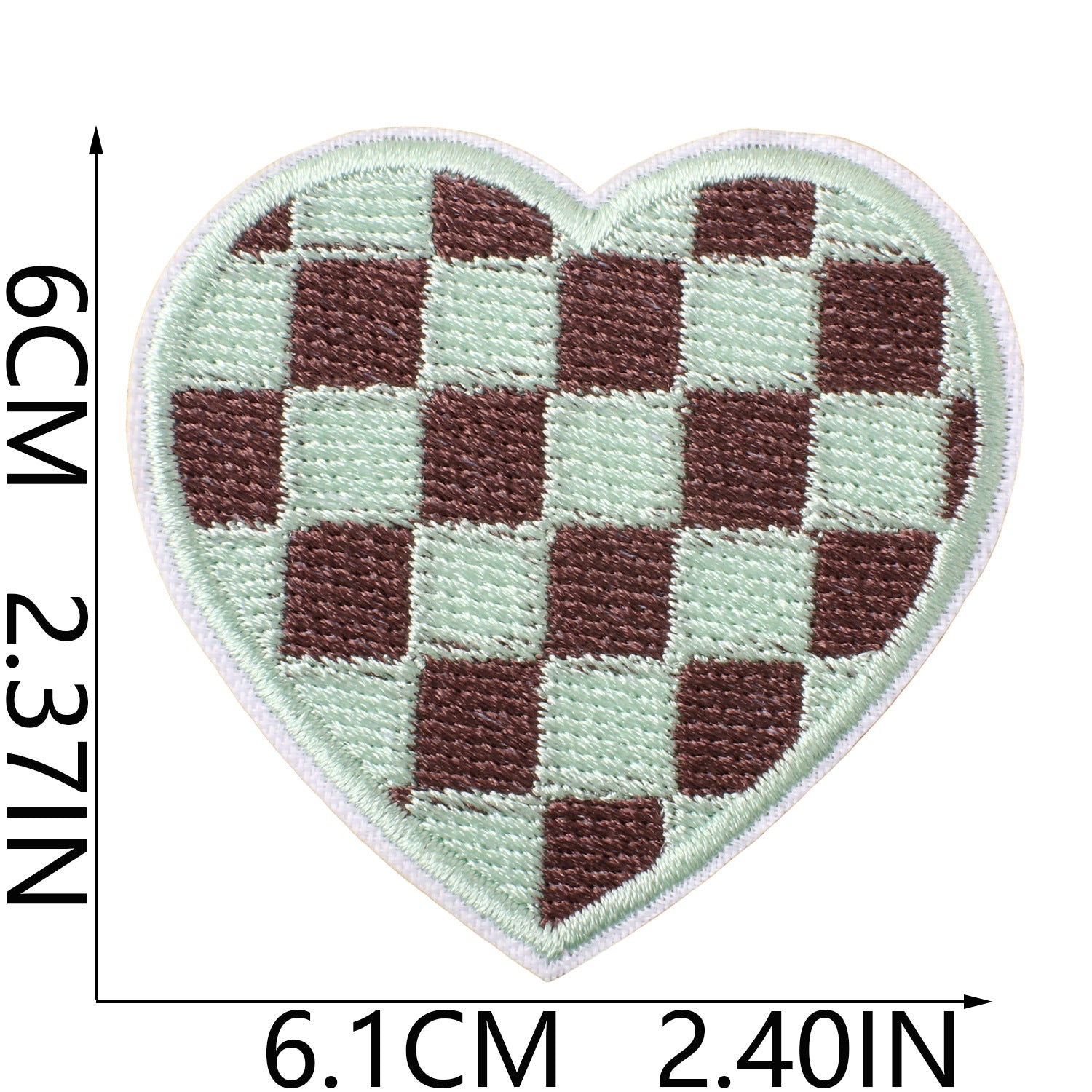 Wholesale Heart Shaped Embroidered Iron On Patches Cute DIY Clothing Repair Decorative Accent