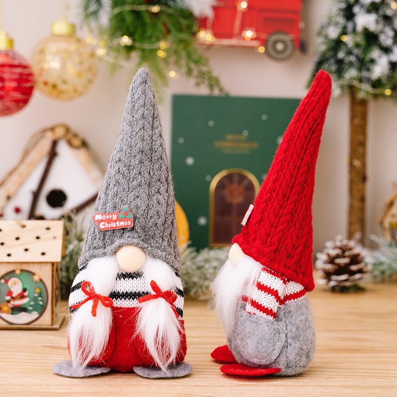 Wholesale Christmas Pointed Hat Doll Decoration