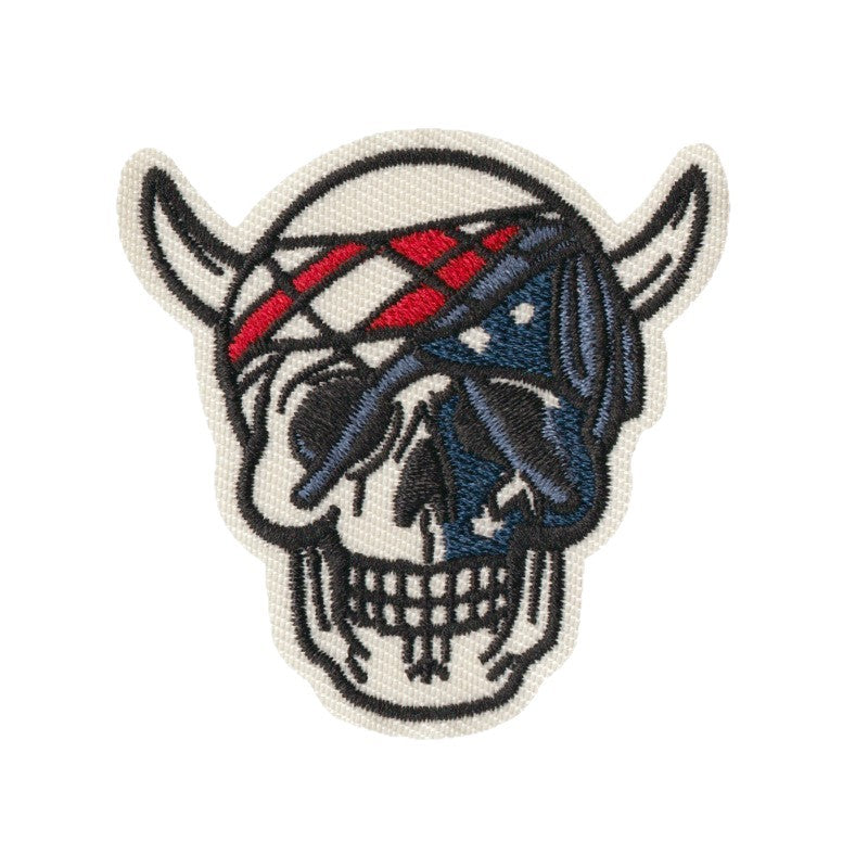 Wholesale Stylish Cartoon Skull Embroidered Iron On Patches 9 Piece Set For Towels Clothing DIY Accessories