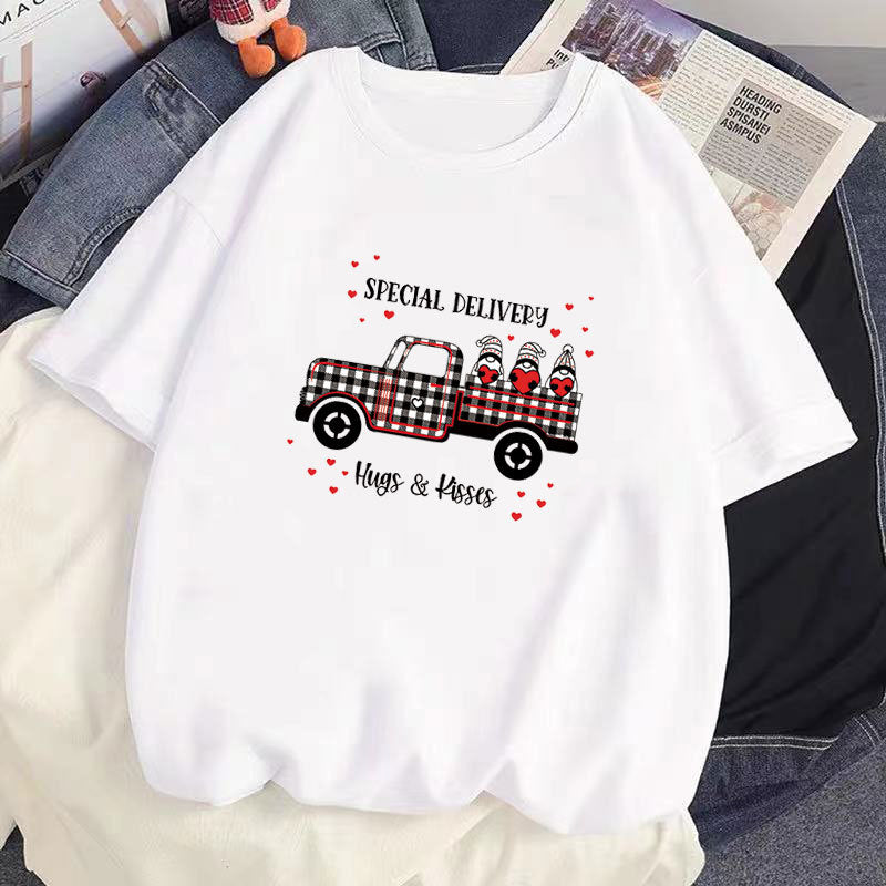 Wholesale Pink Valentine' s Day Pattern UV DTF Ready to Press Transfers Wrap