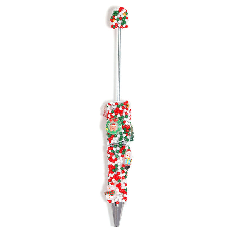Wholesale  5pcs/pack Ballpoint pen with through-hole for attaching flowers   beadable pens