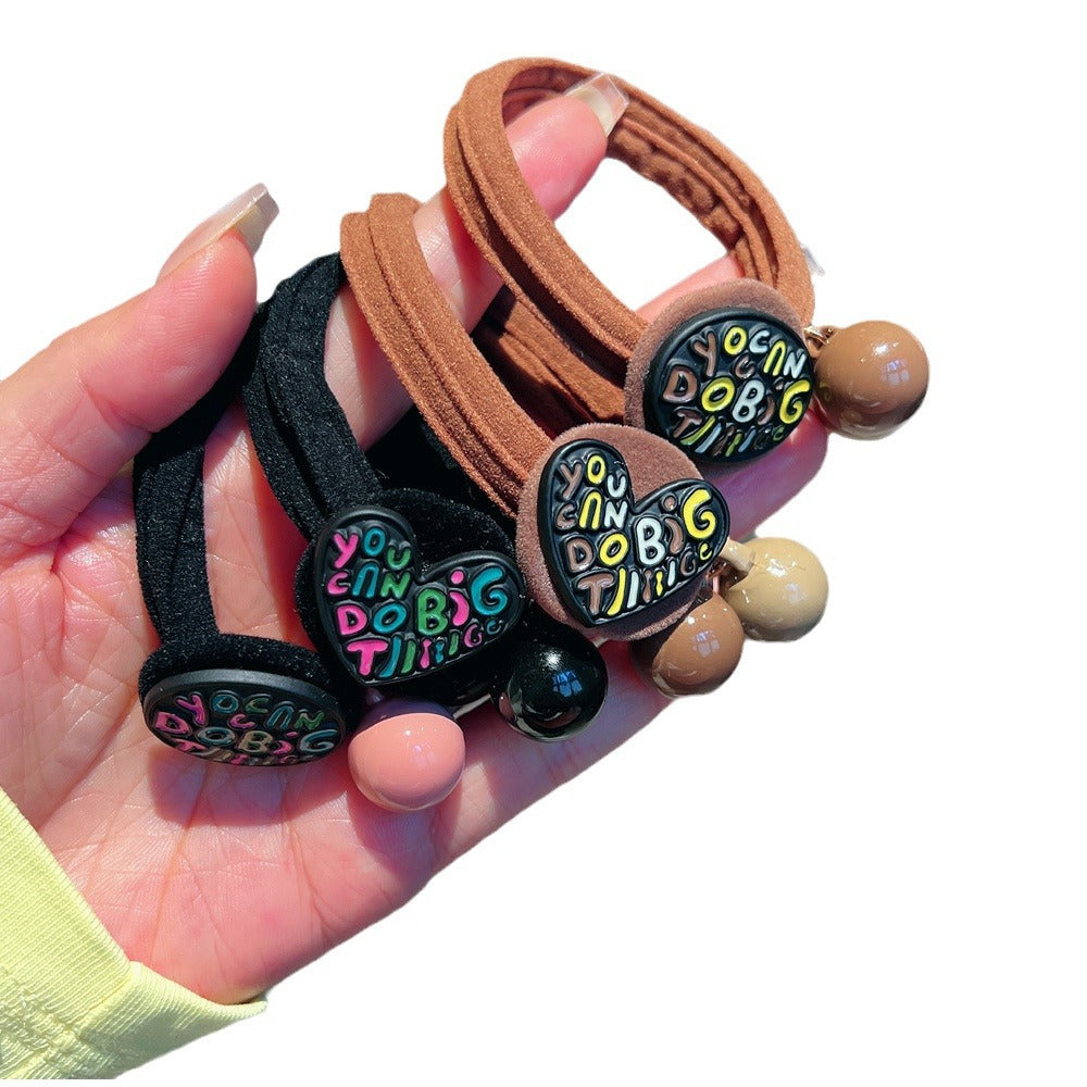 Wholesale Colored Alloy Letter Love Towels and Hair Ropes