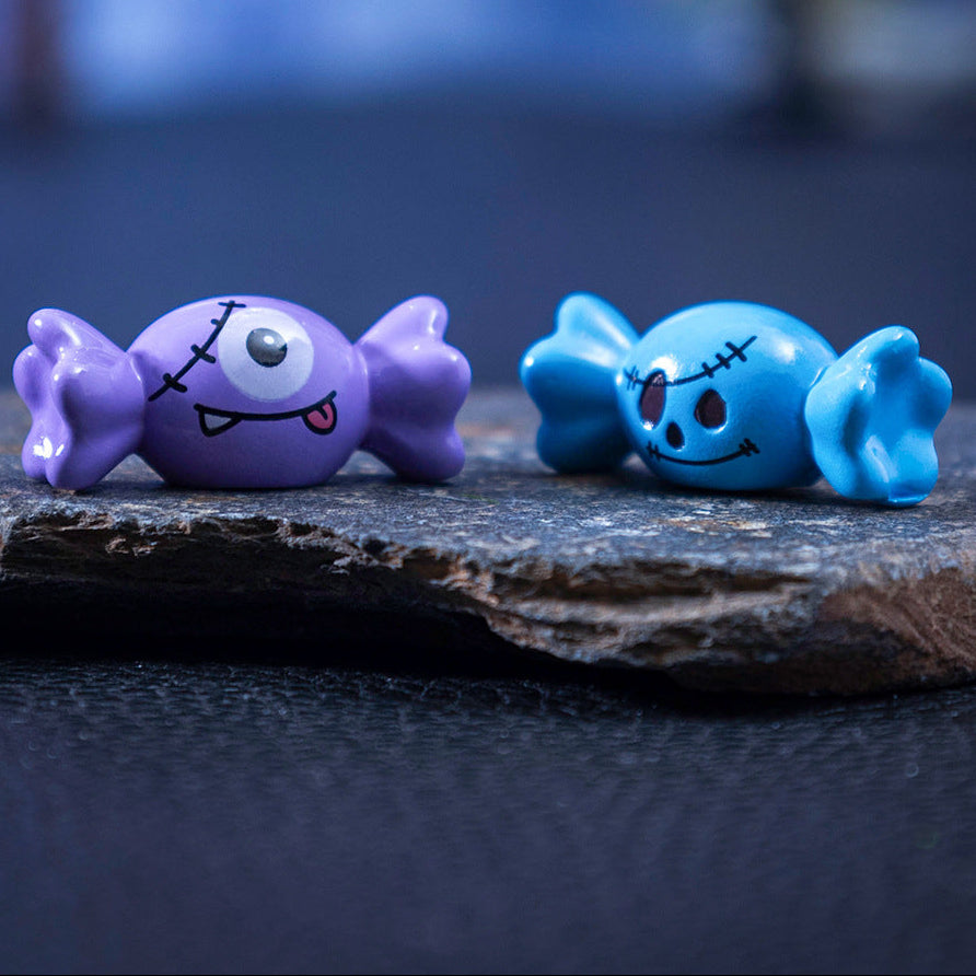 Wholesale 5pcs Candy Pumpkin Skull Doll Decorations