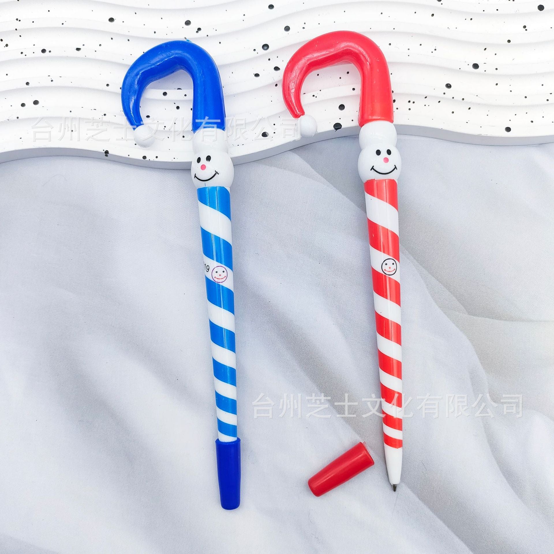 Wholesale 4pcs Christmas Gift Gift Pen Christmas Crutch Clown Snowman Ballpoint Pen