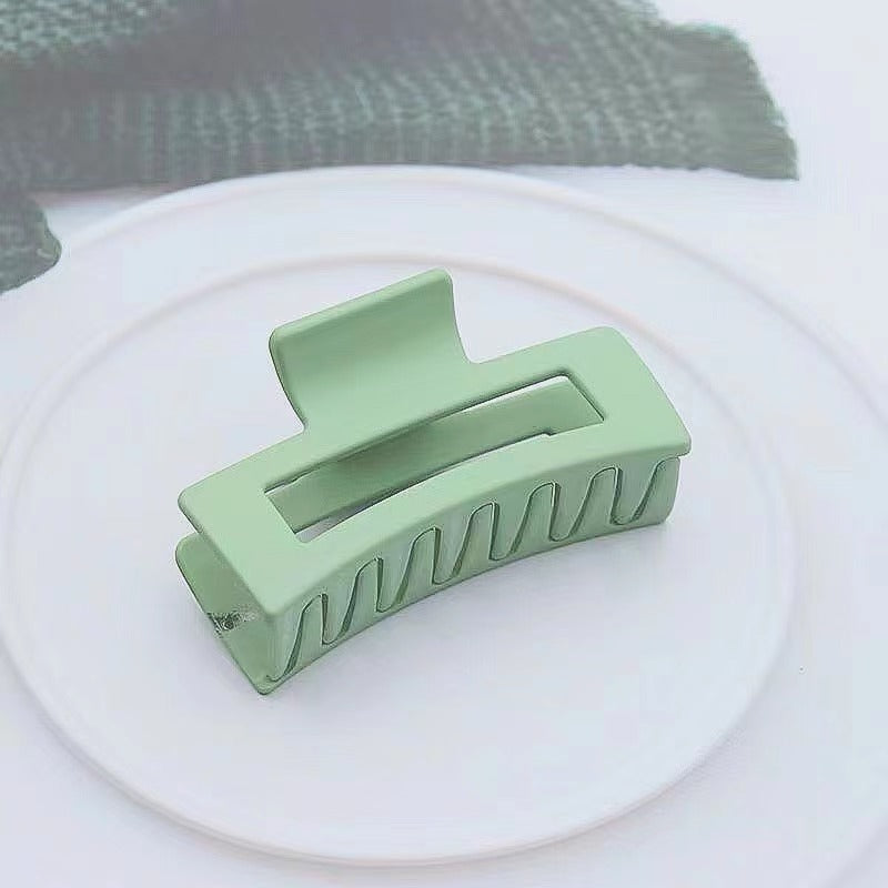 Wholesale Morandi Frosted Retro Square Hairpin