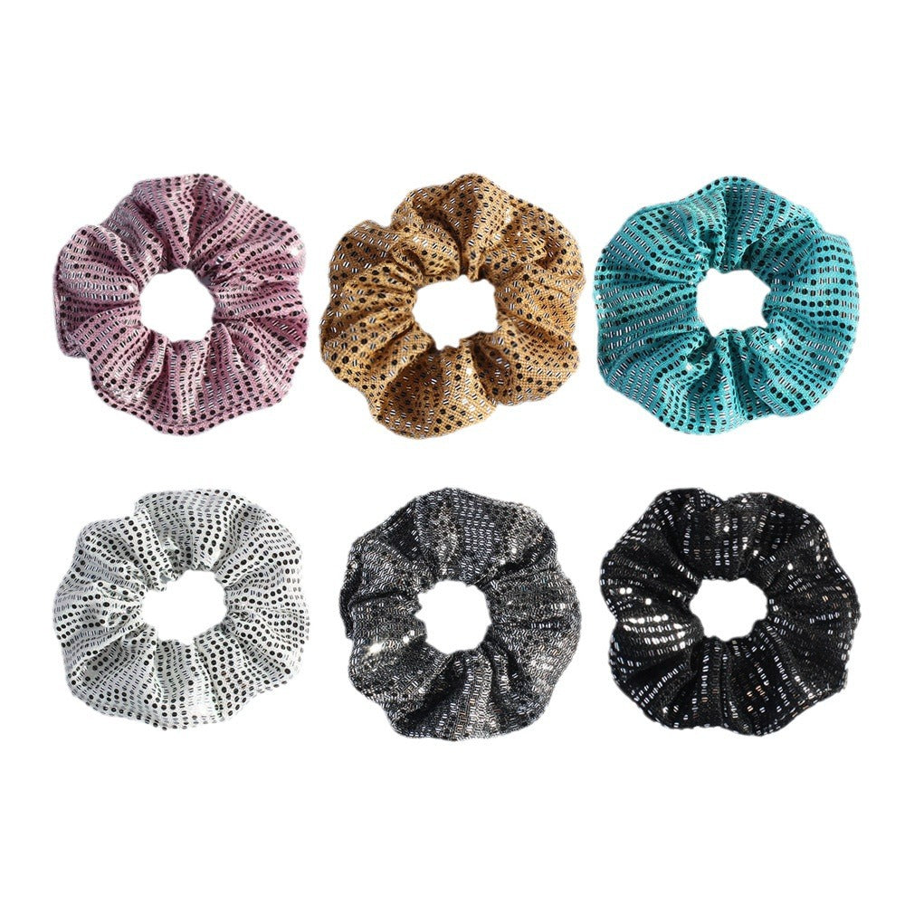 Wholesale  Sequin Large Intestine Cloth Hair Scrunchies