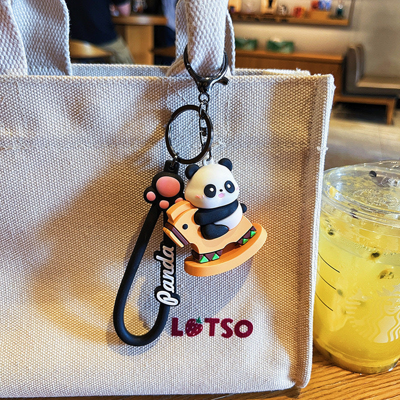 Wholesale Cartoon Horse Panda Keychain